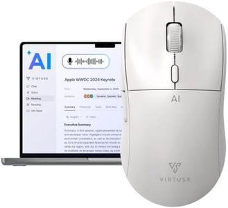 Virtusx Jethro Wireless AI Mouse with Voice Typing & Meeting Recording