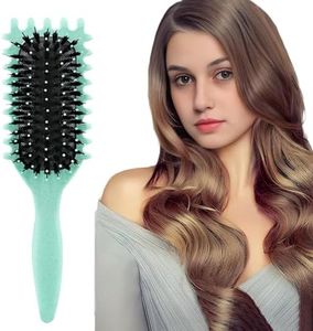 Peine Pelo Rizado, Cepillo Curly Rizos, Cepillo de Peinado para Cabello Largo de Mujer para Peinar, dar Forma y Peinar el Cabello Rizado