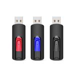 USB Stick 128 GB 3.0 Pack of 3, Vansuny USB Stick 3.0 128 GB Pack of 3, USB 3.0 128 GB Memory Stick Data Storage Backup for PC/Mac/Desktop/Laptop/Game Consoles (64GB, Pack of 5)