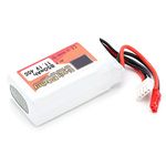 Dilwe Lipo Battery, RC Li-ion Battery 11.1V 850mAh 45C Li‑Polymer Lipo Rechargeable Battery JST Plug RC Cars Replacement Battery for RC Cars Boats Helicopter