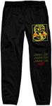 Cobra Kai Never Dies Men's Black Sweatpants-XS