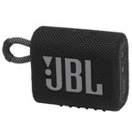 JBL Go 3: Portable Speaker with Bluetooth, Built-in Battery, Waterproof and Dustproof Feature Black