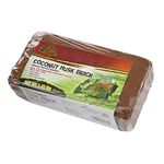 Zilla 8408 Reptile Terrarium Bedding Substrate Coconut Husk Brick Brown 1.43 Pound (Pack of 1)