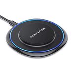 NANAMI Magnetic Wireless Charger Pad Compatible with MagSafe Charger/iPhone 15/15 Plus/15 Pro/15 Pro Max/14/14 Plus/14 Pro/14 Pro Max, Fast Mag Charger Pad for iPhone 13/13 Pro Max/13 mini/12 Series