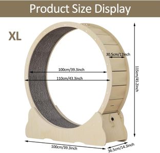 Keyzone XL Cat Exercise Wheel – Indoor Pet Running Toy