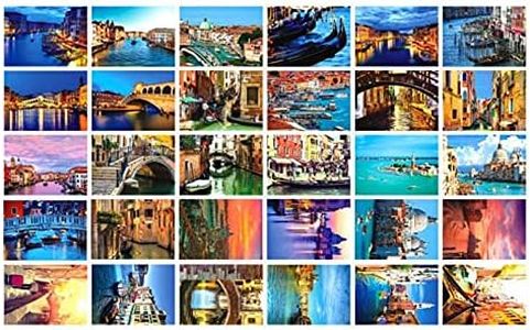 30 cartoline artistiche retrò con paesaggi di viaggio del mondo (Venezia)