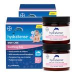 hydraSense Baby Care Soothing Rub – Gently Soothes & Comforts, Petrolatum-free, Non-irritating, Made with Naturally Sourced Ingredients Eucalyptus, Lavender & Chamomile, Pediatrician Tested (2x43g)