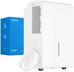 hOmeLabs 4500 Sq. Ft. WiFi-Enabled Dehumidifier with Pump - Superior Moisture Removal & Humidity Control for Large Rooms, Offices and Basements - 50 Pint (Previously 70 Pint)