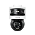 Reolink Triple-Lens PoE Security Camera Outdoor, 10MP+8MP Triple-Lens Panoramic PT, SyncTrack Auto Tracking, AI Video Search, Color & IR Night Vision, 24/7 Recording, OMVI 3i PoE