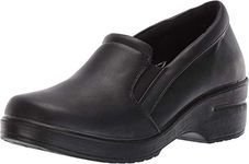 Easy Works by Easy Street Womens Leeza Clog, Black, 9 US, Black, 9