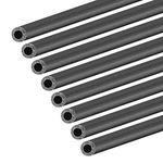 uxcell Carbon Fiber Round Tube 4mm x 2mm x 420mm Carbon Fiber Wing Pultrusion Tubing for RC Airplane Quadcopter 8Pcs