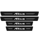 EAGLEG 4pcs Car Door Sill Protector Strips Carbon Fiber Threshold Protective Film Kick Plate Cover Sticker for Fo-rd Focus 1 2 3 4 MK1 MK2 MK3 MK4 Car Accessories