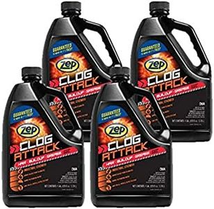 Zep Clog Attack Hair, Buildup, and Grease Remover Gel - 1 Gallon (Case of 4) ZUCA128 - Zep's Strongest General Drain Opener