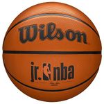 Wilson Basketball, JR NBA DRV Model, Outdoor, Rubber, Size: 4, Brown