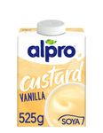 Alpro Vanilla SOYA Plant-Based Long Life Alternative to Custard, Vegan & Dairy Free, 525g (Pack of 8)