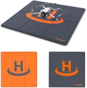 CYNOVA Drone Landing Pad,(50cm) Tapis d'atterrissage Pliable Hélicoptère Piste Décollage pour Dji Mini 3 pro/Mavic Air 2/Mini 2/Mini SE/FPV Drone Accessoires