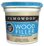 FAMOWOOD 42002126 Latex Wood Filler, Natural, 5000g