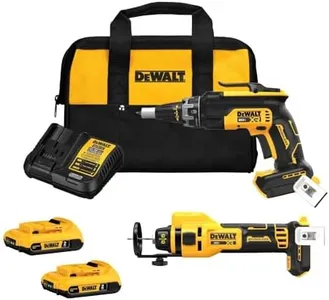 DEWALT 20V MAX* XR Brushless Drywall Screwgun and Cut-Out Tool Combo Kit (2.0Ah) (DCK265D2)