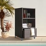 Outdoor Pool Towel Storage Cabinet 