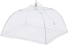 Avanti Square Net Food Cover, 60 cm Diameter,White