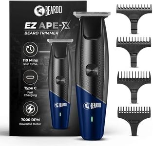 Beardo EZ Ape-X Beard Trimmer for Men | Trimmer for Gen Z | 110 Mins Runtime | 7000 RPM Powerful Motor | Multiple Length Settings | Durable Trimmer