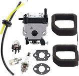 HQparts 6698373 Carburetor Fit Hitachi RB24EA RB24EA (S) RB24EAP 23.9cc Carb Blowers 6698373 Carb with Air Filter Fuel Line Kit with Grommet