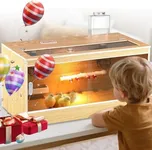 Proshine Brooder for Chicks, Chicken Brooder with Feeding & Watering System, Upgrade Sliding Door Design, Super Easy to Clean