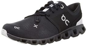 On Mens Cloud X 3 Textile Synthetic Black Trainers 10 US