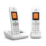 Gigaset E390A Twin Big Button Home Cordless Phone with Answer Machine, Nuisance Call Block and Hearing Aid Compatibility