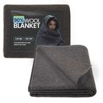 72 HRS Wool Blanket-Camping Gear, Warm, Thick, Washable 4.0 lbs, 66” x 90” Winter Blanket, Outdoor Blanket, Winter Camping Gear for Outdoors, Survival & Emergency (90% Wool, 1 Pack)