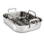 All-Clad 501631 Stainless Steel Large Roti Combo with Rack, Silver