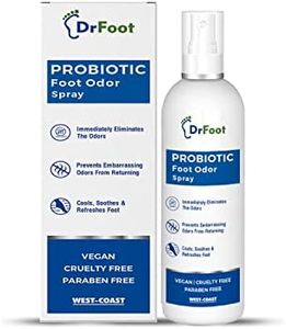 Dr Foot Probiotic Foot Unisex Odor Spray Helps To Remove Feet & Shoes Worst Odors, Cools, Soothes & Refreshes Feet With The Goodness Of Lemon Grass Oil, Tea Tree Oil - 100Ml