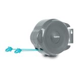 Beldray Retractable Clothesline – 30 Metre Drying Space, Anti-Slack Hook, Pivoting Wall Bracket, Multidirectional Washing Line, Space-Saving, Taut and Secure, LA035822FEU7