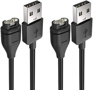 T Tersely [2-PACK] Charging Cable for Garmin Vivoactive 5 4 4s 3, 1M Charger for Epix (Gen2) Venu 3 3S sq 2 2s Bounce Instinct 2X Fenix 7 7S 7X/6 6S 6X/5 5S 5X/Forerunner 255 255S 55 935/Approach S60