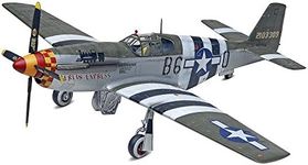 Revell 85-5535 P-51B Mustang Model Airplane Fighter Jet Kit 1:48 Scale 61-Piece Skill Level 4 Plastic Model Plane Building Kit