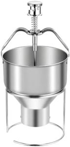 Sornyix Donut Depositor with Stand, Stainless Steel Batter Dispenser, Manual Doughnut Dropper for Restaurant Cafe Home Kitchen,
