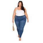 Yours for Good Curve Mid Pull On Bum Shaper Lola Stretch Jeggings - Women's Blue