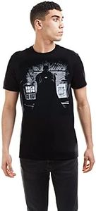 DC Comics Batman Dark Camiseta, Negro (Black Blk), XX-Large para Hombre