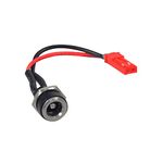 AlveyTech Coaxial 5.5 mm OD, 2.5 mm ID Charger Port - GOTRAX Electric Scooter Parts GXL V2, XR Elite, XR Ultra, Apex, Rival Electric Scooter, 2 Cable Power, Battery Charging Harness Replacement - 1 Pc