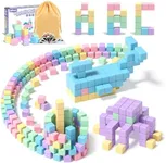 Apluses 32pcs Magnetic Blocks Building Cubes for Toddlers | Classroom Must Haves Creative Learning Kids Toys | Preschool Montessori Sensory Autism Magnet Toys for Boys and Girls Ages 3 4 5 6