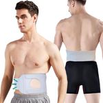 Medical Ostomy Support Belt Adjustable Stoma Support Belt Ileostomy Colostomy Belt Provides Protection And Ostomy Bag (grey L (36.8in-42in))