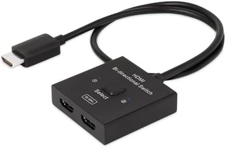 Club 3D CSV-1384 HDMI Switch 2-in-1 Out Bi-Directional for 8K60Hz or 4K120Hz- Support HDR and HDCP Pass-Through- 0.5m / 1.64 ft