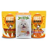 First Bark Jerhigh Dog Treat, Dog Jerky Combo - Jerhigh Milky 70G, Soft Chicken Tenders, Soft Chicken Breast Sold By Dogsncats, All Life Stages, Dry