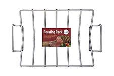 HIC Pro V-Shaped Wire Roasting Baking Broiling Rack, 15-Inches x 11-Inches x 4-Inches