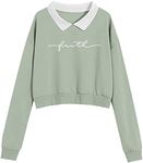 FUNKY MONKEY Cotton Blend Girls And Womens Long Sleeve Dropshoulder Hooded Pullover Crop Tops And Regular Fit Hoodies. (Foe Summer And Winterwear Both) (15-16, Cl-Pista)