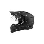 O'NEAL | Motorcycle-Helmet | Motocross Enduro Downhill | Ventilation openings for optimum ventilation & cooling, ABS-shell, Integrated sun visor | Sierra Helmet Flat | Adult | Black | Size S