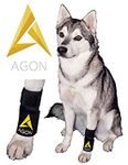 Agon Dog Canine Brace Paw Compression Wrap with 2 Straps, Small/Medium