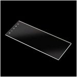 Globe Scientific 1301-144 Borosilicate Glass Microscope Slide, 90° Ground Edge, Plain, 25 mm W x 75 mm L (Pack of 144)