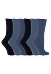 6 Pairs of Sock Shop Everyday Gentle Grip Socks Ladies 4-8 See Multi Variations and Designs (6 x RH16)