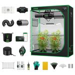 VIVOSUN GIY Smart Grow Tent System 4x2, WiFi-Integrated Grow Tent Kit, with Automate Ventilation and Circulation, Schedule Full Spectrum 200W LED Grow Light, and GrowHub E42A Controller